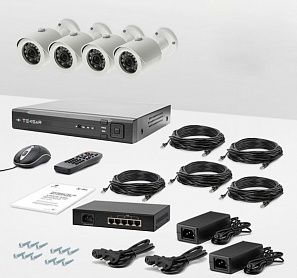 CnM Secure 4-IPC-poe 104W комплект відеоспостереження