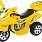 Дитячий електромотоцикл Babyhit Little Racer, Yellow