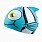 Beco яркая детская шапочка для плавания , рыбка голубая