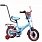 Дитячий двоколісний велосипед Tilly MONSTRO 12 T з ручкою, BLUE