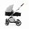 BabyStyle Oyster 2 універсальна дитяча коляска 2 в 1, Pure Silver-Mirror Tan