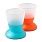 BabyBjorn Baby Cup 2-pack детский набор двух чашек, Orange-Turquoise