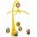 Музыкальная карусель Baby Mix Мишки на воздушных шарах , мультицвет