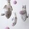 Хмаринка "Котики з кульками" мобайл у дитяче ліжечко