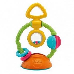 Chicco Touch & Spin игрушка-погремушка на присоске