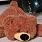 Алина "Мишка Умка" медведь лежачий 45 см., light brown