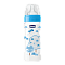 Chicco пляшечка пластикова PР, соска силікон 0% ВРА (2 м +), 250 мл