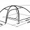 Easy Camp GO Lightning 300 палатка туристическая трёхместная