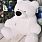 Алина  «Бублик» ведмідь сидячий 77 см., white