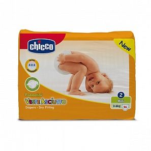 Chicco Veste Asciutto mini 3-6 кг (2) подгузники 