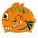 Beco "Рыбка" детская шапочка для плавания , оранжевая