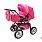 Trans baby Rover детская коляска-трансформер, малиновый+розовый