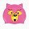 Beco яскрава дитяча шапочка для плавання (7394), медвежонок розовый
