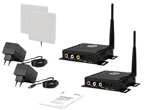 TECSAR AIRBOX 25R с антеннами 15 дБ комплект з бездротових приймача і передавача відеосигналу 