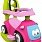 Smoby Машина для катания детская Маестро 4 в 1 , розовая