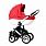 BabyHit Retrus AVENIR 54 F-line коляска универсальная 2в1, 118 Red White