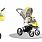 Bebetto Murano NEW универсальная коляска 2 в 1, Серый с желтым