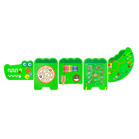 Viga Toys Крокодил настінна іграшка бізіборд