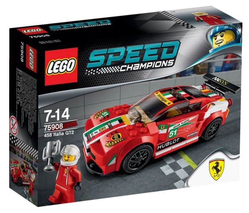 Lego Speed Champions "Феррари 458 Италия GT2" конструктор